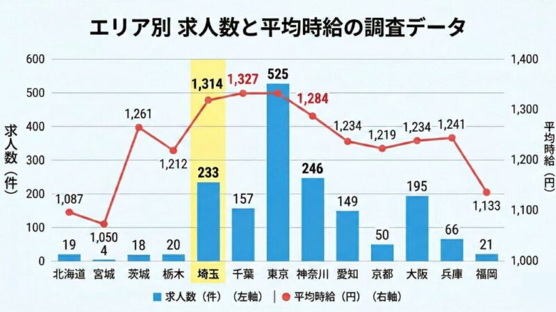 2025年4月のカイテク時給調査をグラフにした画像