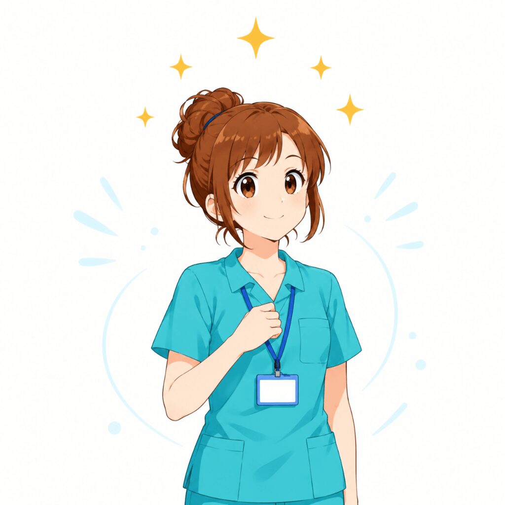 介護職の経験をたずねるイラスト